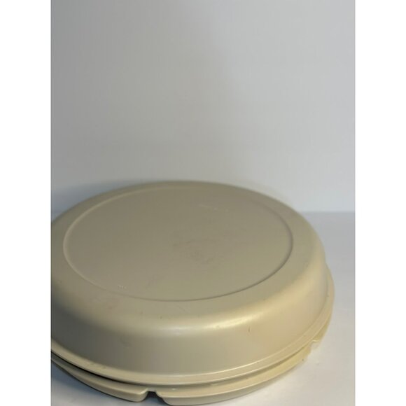 VTG Tupperware Veggie Divided Condiment Serving Tray With Lid #1665-3 - Picture 5 of 7